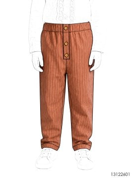 MOLDE PANTALON BASICO NIÑO 2601