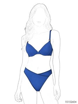 MOLDE TRAJE DE BAÑO 2 PIEZAS MUJER 2604