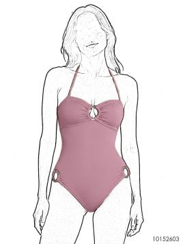 MOLDE TRAJE DE BAÑO 1 PIEZA MUJER 2603