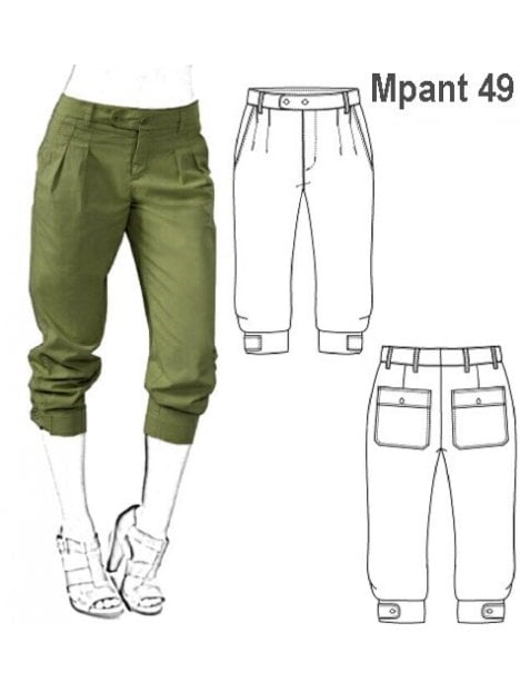 PANTALON CAPRI MUJER 0949