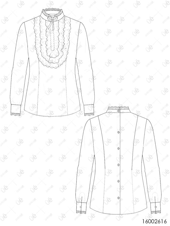 MOLDE BLUSA HUASA RT 2616