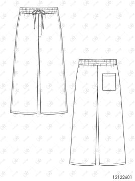 MOLDE PANTALON PLAYERO HOMBRE 2601