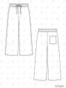 MOLDE PANTALON PLAYERO HOMBRE 2601