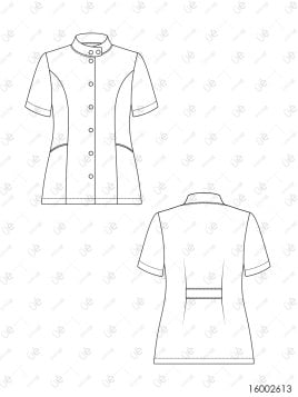 MOLDE CHAQUETA MEDICA MAO RT 2613