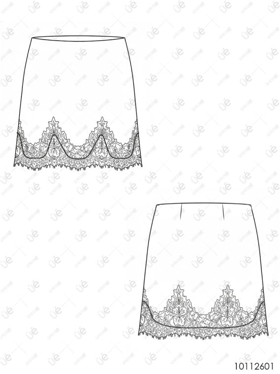 MOLDE FALDA MINI MUJER 2601