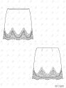 MOLDE FALDA MINI MUJER 2601