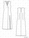 MOLDE VESTIDO HOLGADO MUJER 2611