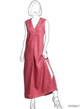 MOLDE VESTIDO HOLGADO MUJER 2611