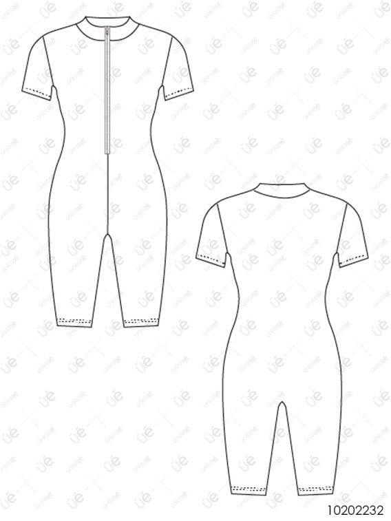 MOLDE DEPORTE CATSUIT MUJER 2232