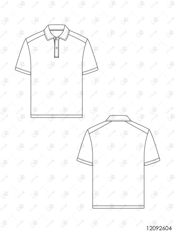 MOLDE POLERA POLO BOXY HOMBRE 2604