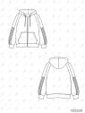 MOLDE CHAQUETA RAGLAN MUJER 2609