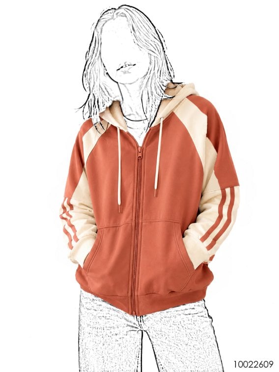 MOLDE CHAQUETA RAGLAN MUJER 2609