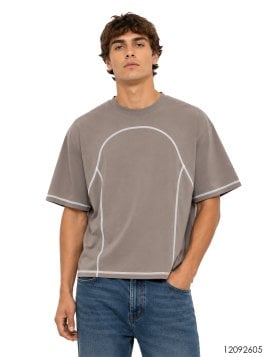 MOLDE POLERA BOXY FIT CORTES HOMBRE 2605