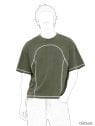 MOLDE POLERA BOXY FIT CORTES HOMBRE 2605