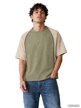 MOLDE POLERA BOXY FIT CORTES HOMBRES 2602