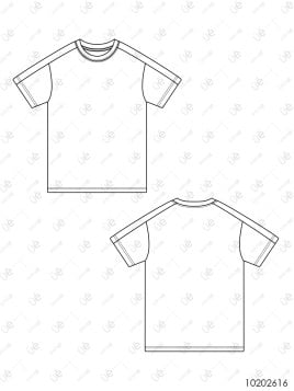MOLDE POLERA BASICA UNISEX DEPT 2616