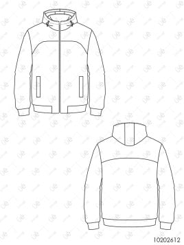 MOLDE CHAQUETA CORTES UNISEX Dept 2612