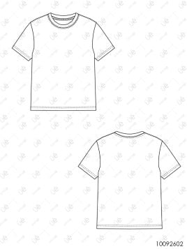 MOLDE POLERA BASICA MUJER 2602