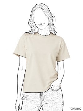 MOLDE POLERA BASICA MUJER 2602