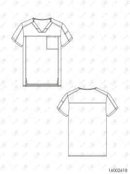 MOLDE CHAQUETA CLINICA RT 2618