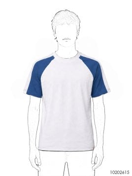 MOLDE POLERA RAGLAN UNISEX DEPT 2615