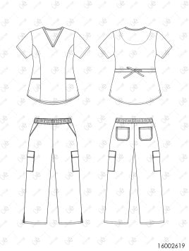 MOLDE CONJUNTO MEDICO MUJER 2619