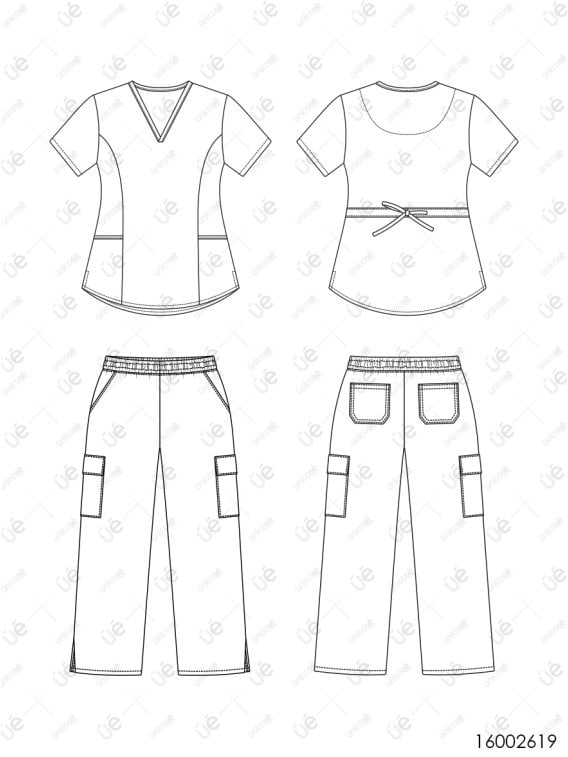MOLDE CONJUNTO MEDICO MUJER 2619