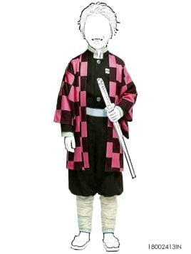 MOLDE DISFRAZ PERSONAJE ANIME 2413INF