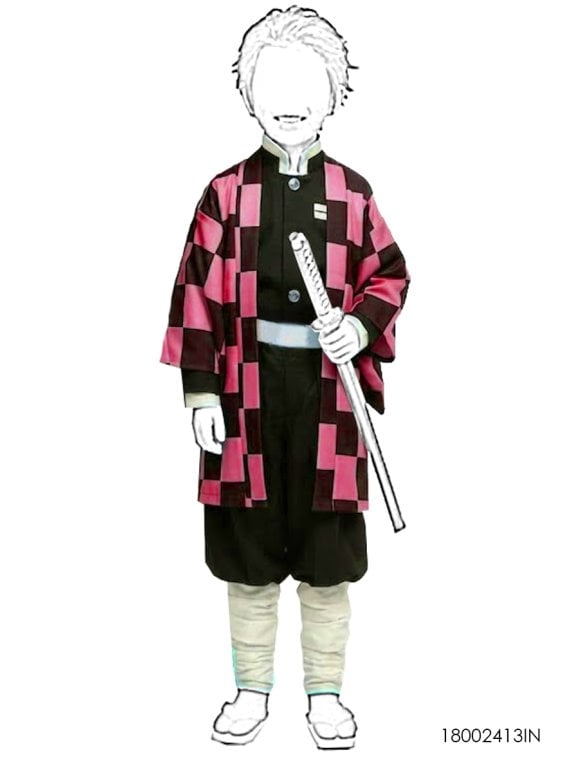 MOLDE DISFRAZ PERSONAJE ANIME 2413INF