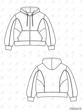 MOLDE CHAQUETA CORTES Dept 2618
