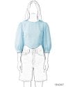 MOLDE BLUSA TOP MUJER 2607
