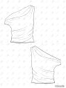 MOLDE BLUSA TOP MUJER 2608