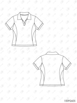 MOLDES POLERA CORTES MUJER 2605