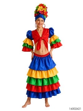 MOLDE TRAJE TIPICO RUMBERA...
