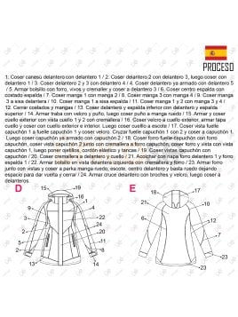 MOLDE PARKA MUJER 2103