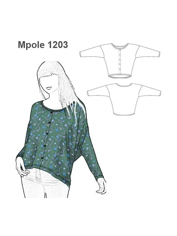 POLERA CON BOTONES MUJER