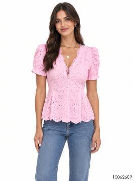 MOLDE BLUSA PEPLUM MUJER 2609
