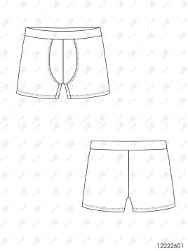 MOLDE INTERIOR BOXER HOMBRE 2601