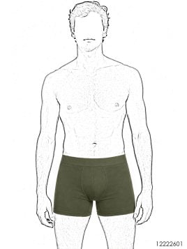MOLDE INTERIOR BOXER HOMBRE 2601