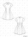 MOLDE VESTIDO MIDI MUJER 2612