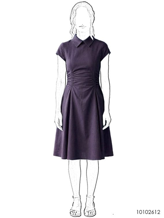 MOLDE VESTIDO MIDI MUJER 2612
