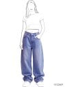 MOLDE PANTALON JEAN SHAGGY MUJER 2609