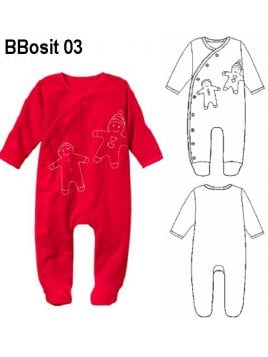 OSITO MANGA LARGA BEBE ABERTURA DIAGONA