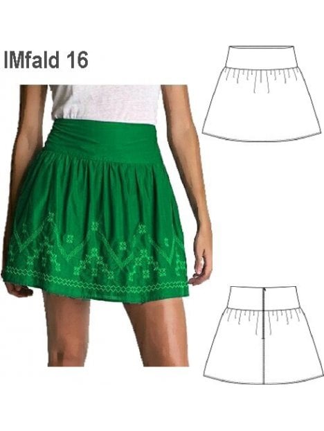 FALDA REBECA Y RECOGIDO 