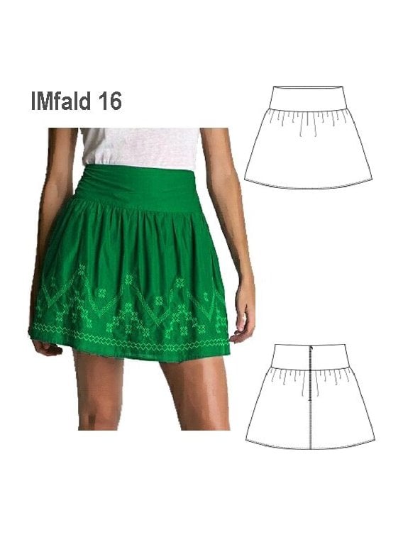 FALDA REBECA Y RECOGIDO 