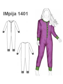 PIJAMA ENTERITO NIÑA 1401
