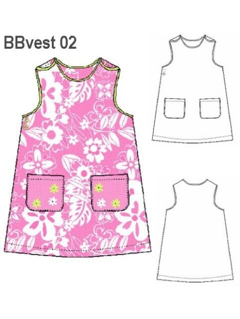 VESTIDO JUMPER BEBE