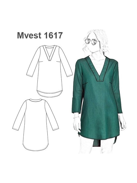 VESTIDO MANGA 3/4 MUJER