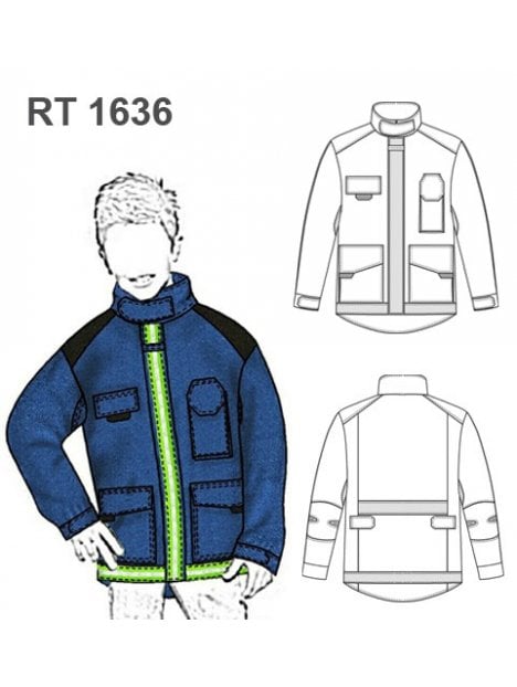 CHAQUETA BOMBERO INFANTIL RT 1636