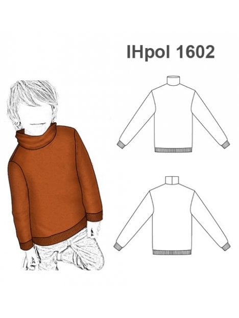 POLERON BASICO NIÑO 1602